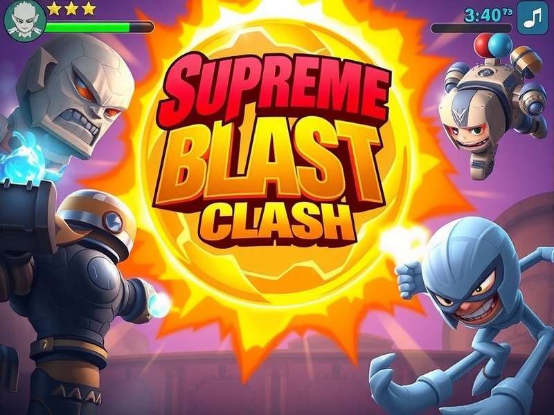 Supreme Blast Clash Game Banner